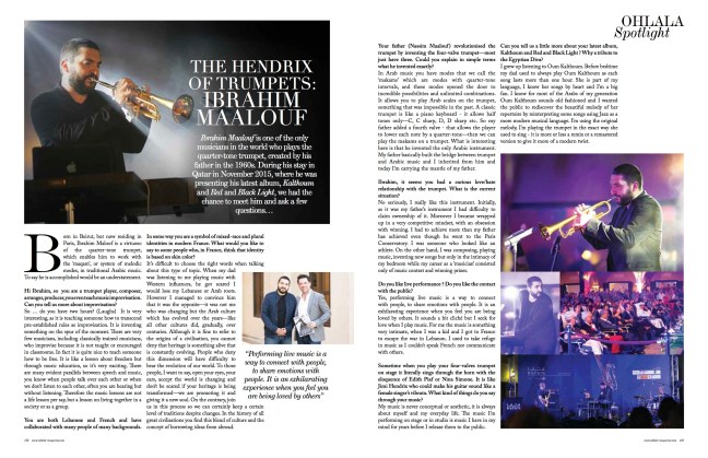 ibrahim ohlala magazine by Edward Smith